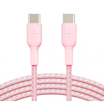 Belkin CAB004bt2MPK USB-C 至 USB-C 編織充電線纜 (粉紅色) (2米)